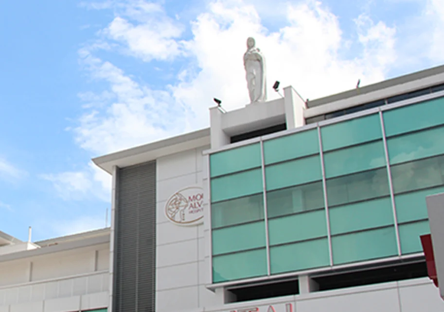 Foto rumah sakit pada halaman resmi Mount Alvernia.